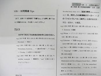 aaw様　鉄緑　東大　高3 英語　最新2023年度 鉄緑会 高3英語 2023 東大英語問題集 東京大学入試問題 解説
